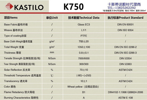 卡斯蒂諾KASTILO-K750